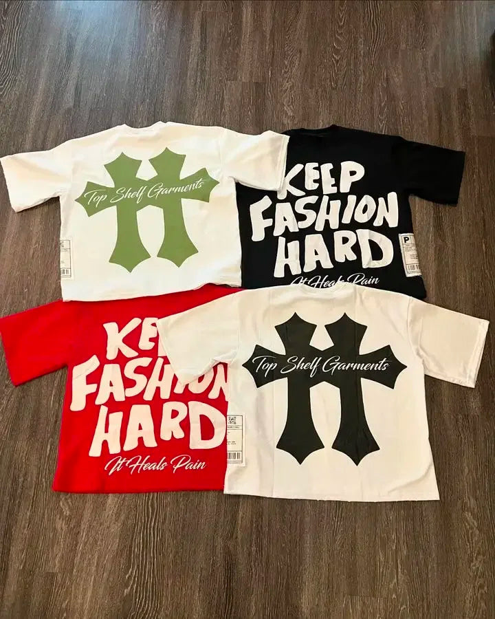 CHRISTWRLD™ Keep Fashion Hard T-shirt