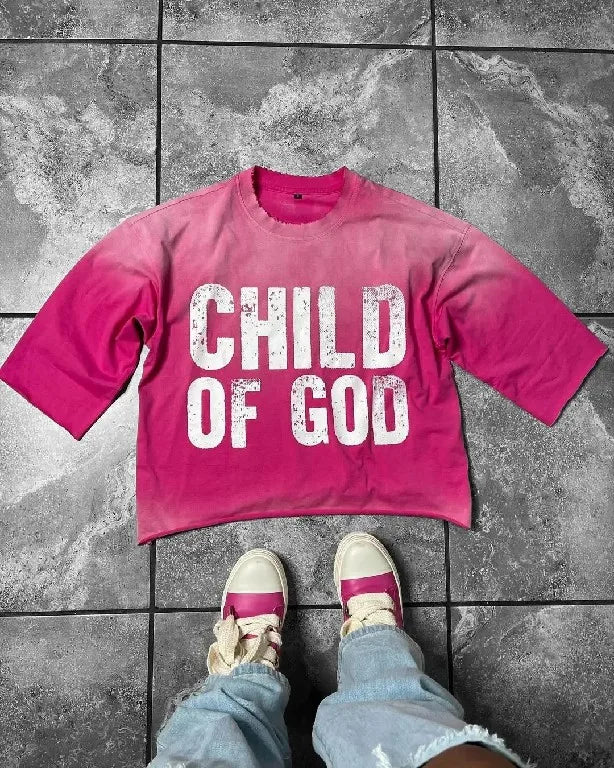 CHRISTWRLD™ Child Of God Cropped T-shirt