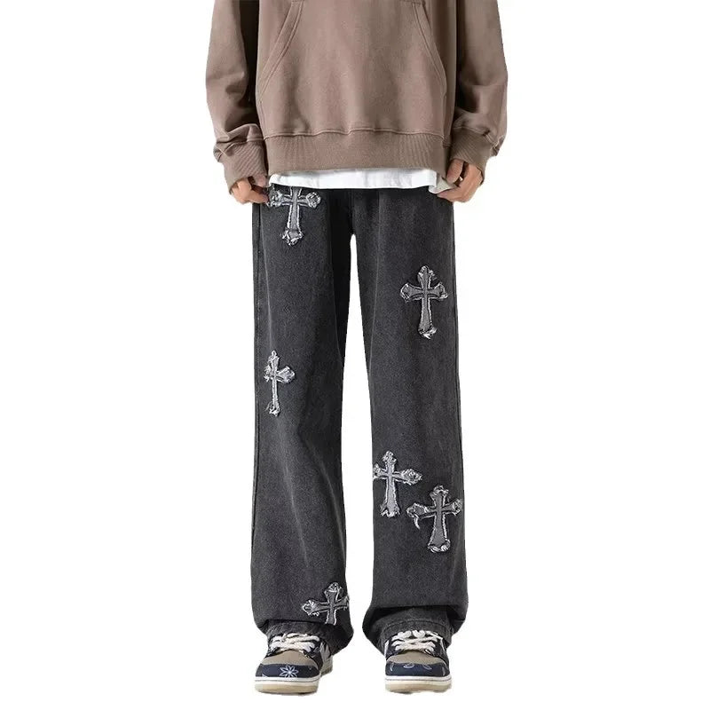 CHRISTWRLD™ Faith Cross Loose Jeans
