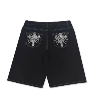 CHRISTWRLD™ Doubble Cross Denim Shorts