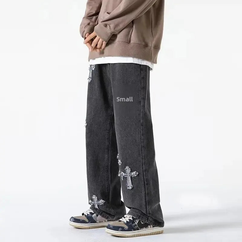 CHRISTWRLD™ Faith Cross Loose Jeans