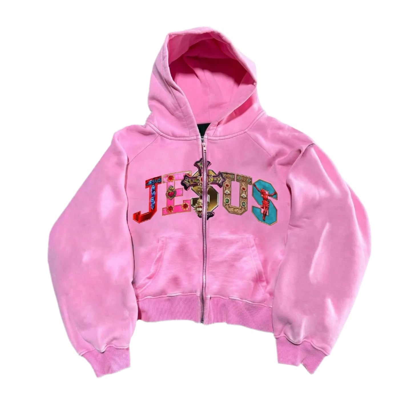 CHRISTWRLD™ Jesus Sign Zip-Up Hoodie