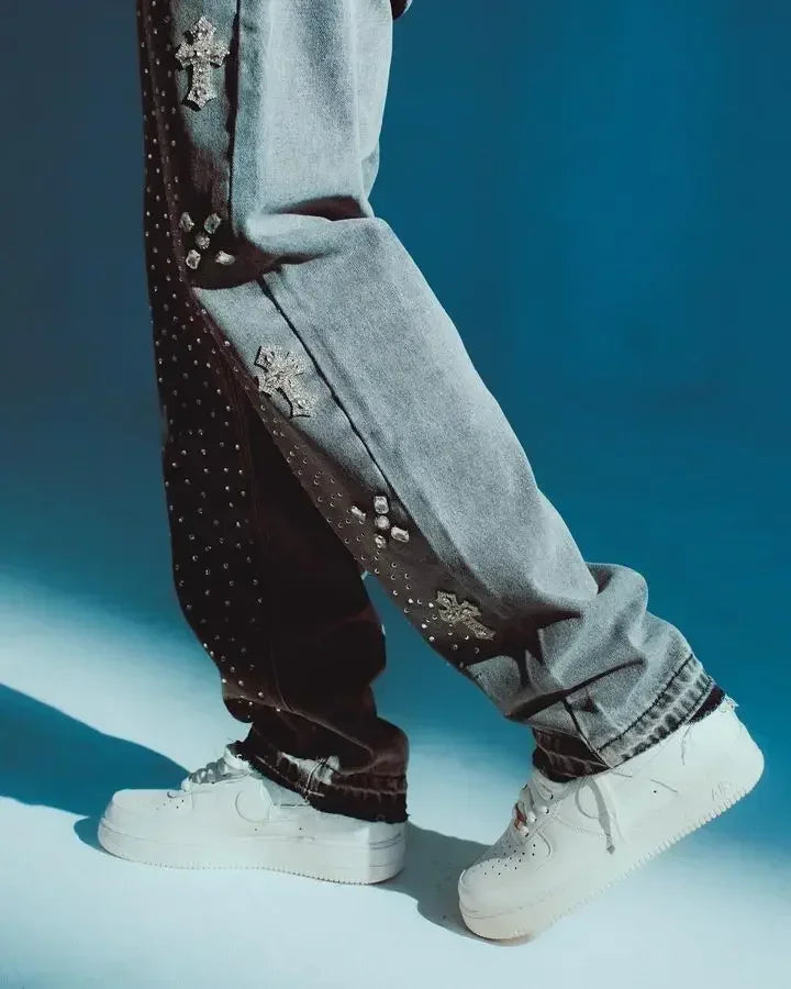 CHRISTWRLD™ Crystal Gemz Jeans
