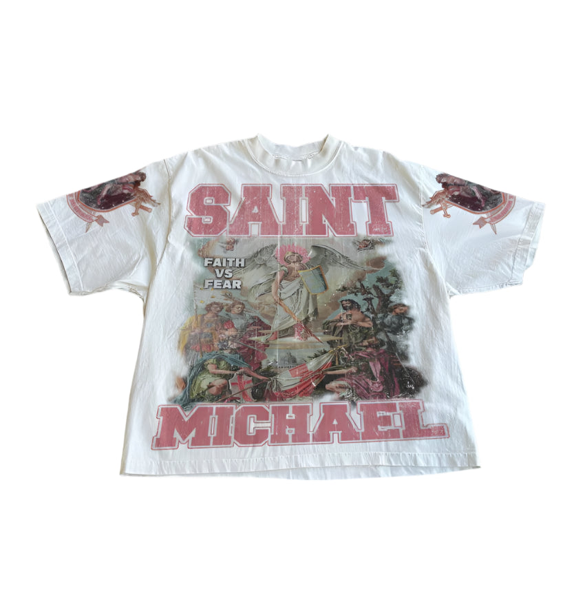 CHRISTWRLD™ Saint Michael White T-shirt