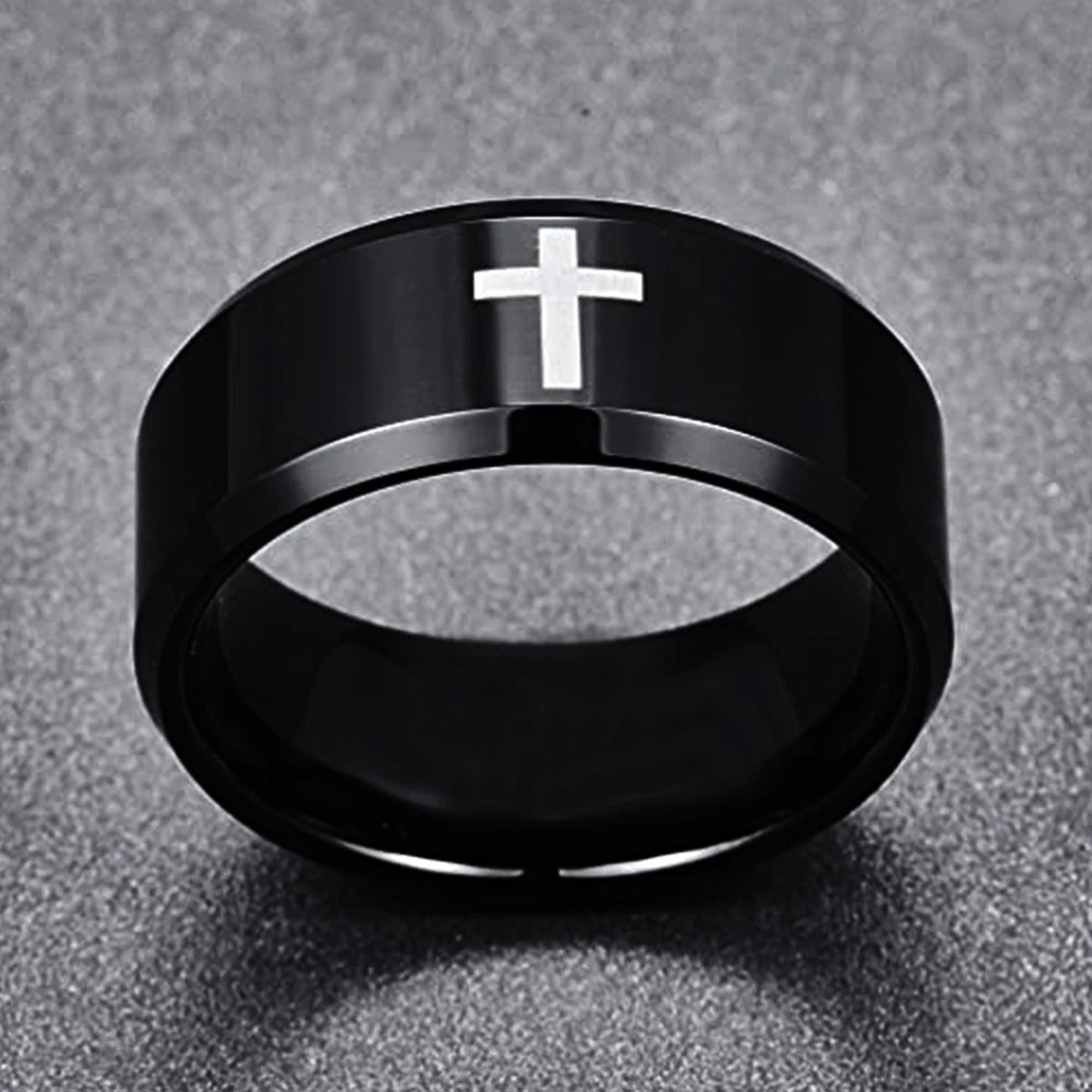 CHRISTWRLD™ Black Cross Ring