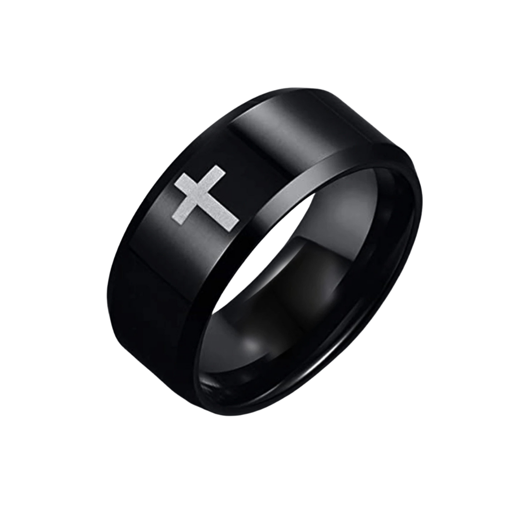 CHRISTWRLD™ Black Cross Ring